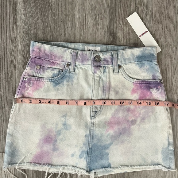 Hudson viper pigment dyed mini skirt 25 - Picture 9 of 11